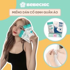 Miếng Dán Cố Định Quần Áo BEBECHIC Băng Dính Thời Trang 2 Mặt Trong Suốt, Chống Hở
