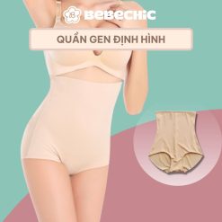 Quần Gen Bụng Cạp Cao BQ004 BEBECHIC Nâng Mông Và Hông, Siết Eo, Co Giãn